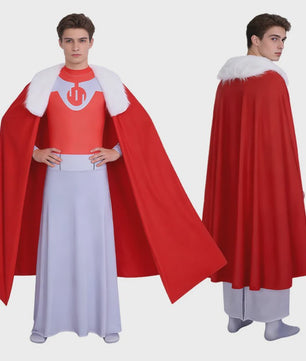 Invincible Thragg Cosplay Kostuum Jumpsuit met Mantel - Volwassen Viltrumite Outfit