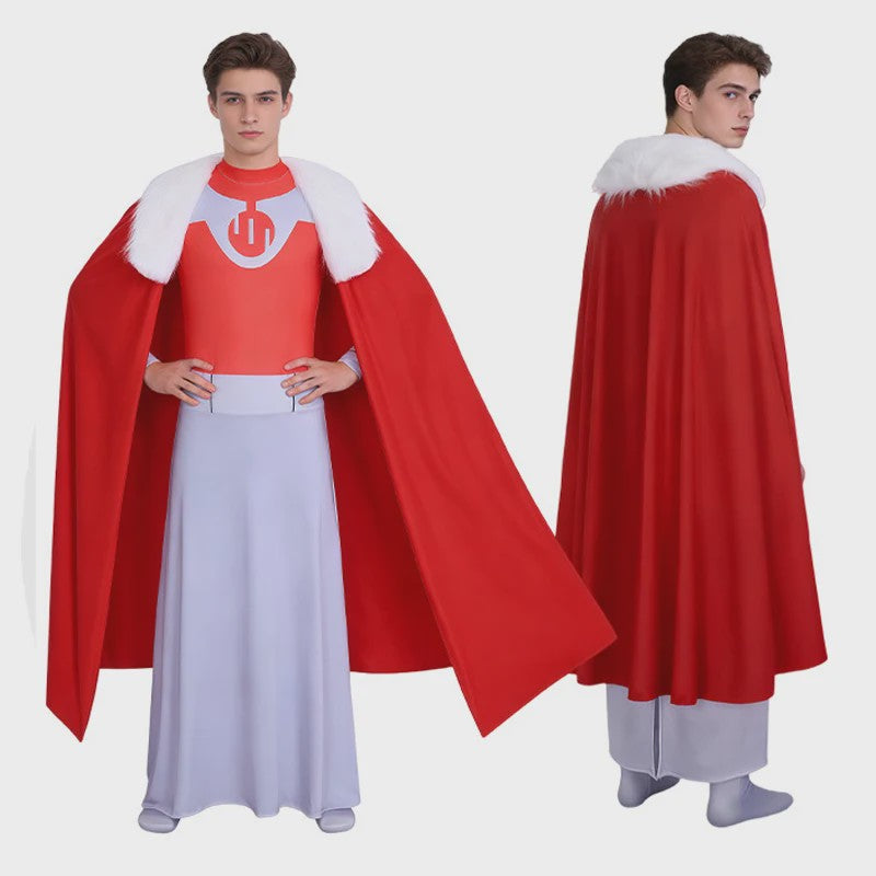Invincible Thragg Cosplay Kostuum Jumpsuit met Mantel - Volwassen Viltrumite Outfit