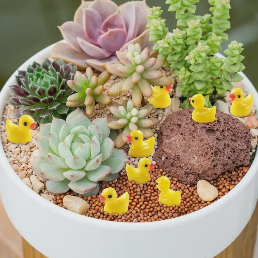 Set Mini Resin Eendjes - 100 of 200 Stuks - Decoratie, Knutselen & Feestjes