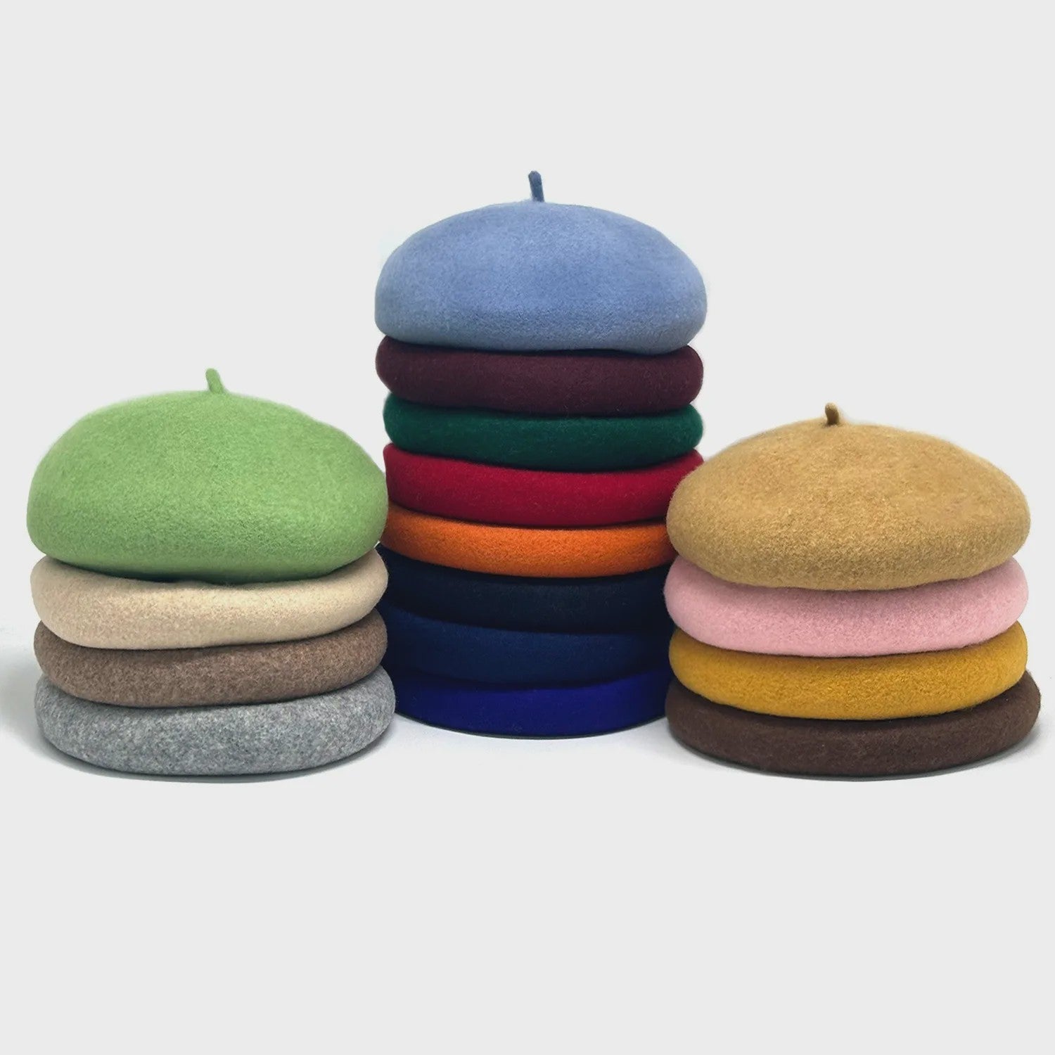Dames Baret Hoed - Vintage Wol Baret Cap voor Herfst & Winter