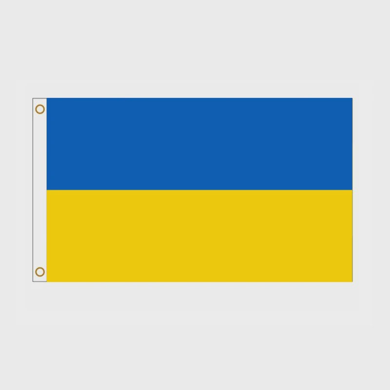 5x Oekraïense Vlag 90x150cm - Nationale Vlag van Oekraïne
