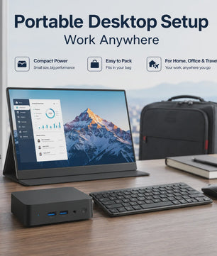 Krachtige Mini PC met Intel Core i9, 16GB RAM, 1TB SSD & Windows 11 - Compact Desktop voor Kantoor & Thuis