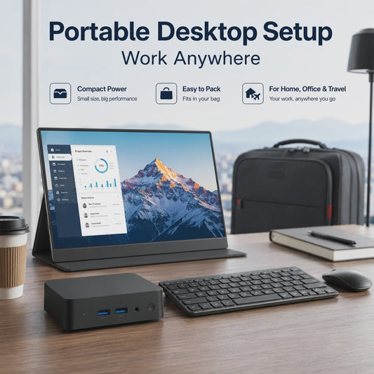 Krachtige Mini PC met Intel Core i9, 16GB RAM, 1TB SSD & Windows 11 - Compact Desktop voor Kantoor & Thuis