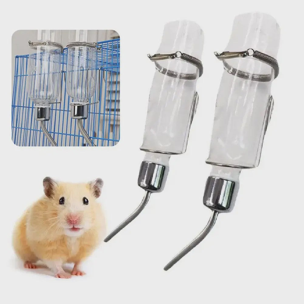 Automatische Drinkfles voor Kooi | 180ml & 350ml | Konijn, Hamster, Cavia, Vogel