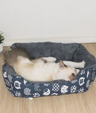 Warm Winter Huisdier Bed - Comfortabel Hondenkussen & Kattenmand voor Puppy's en Grotere Honden