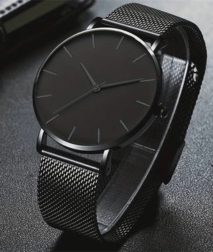 Luxe Herenhorloge met Slim Mesh Band - Stijlvol en Waterdicht