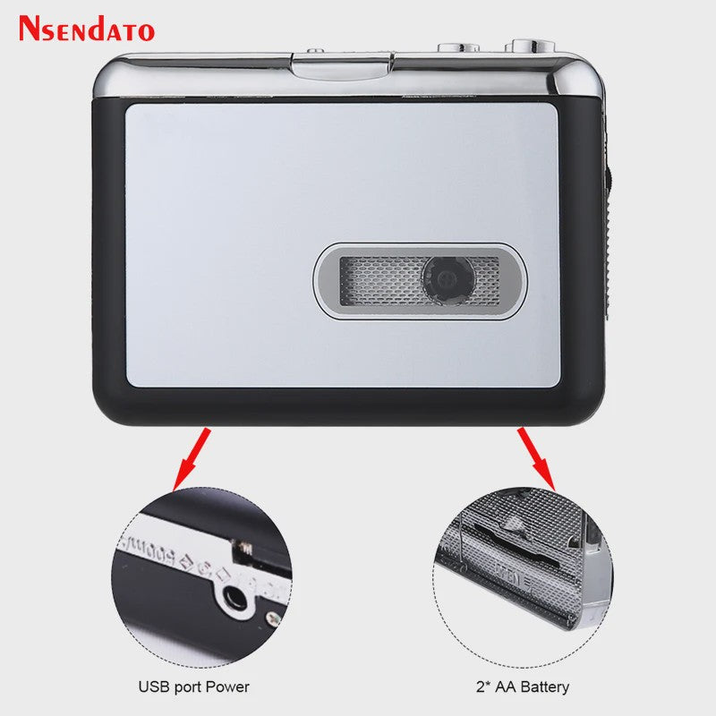 Ezcap 231 Cassette naar MP3 Converter - Digitale Muziek van je Cassettes
