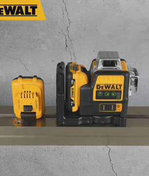 DeWalt DW089LG 12V Groene Laserwaterpas - 360° Horizontaal/Verticaal, 12 Lijnen