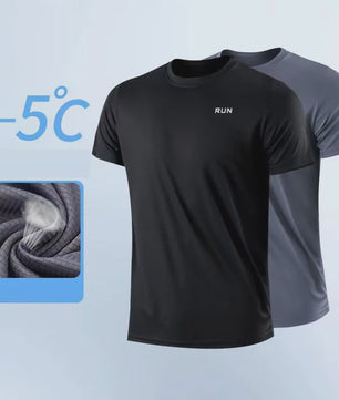 Heren Sneldrogend Sport T-shirt - Ademend & Lichtgewicht voor Training & Hardlopen