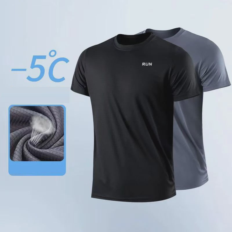 Heren Sneldrogend Sport T-shirt - Ademend & Lichtgewicht voor Training & Hardlopen