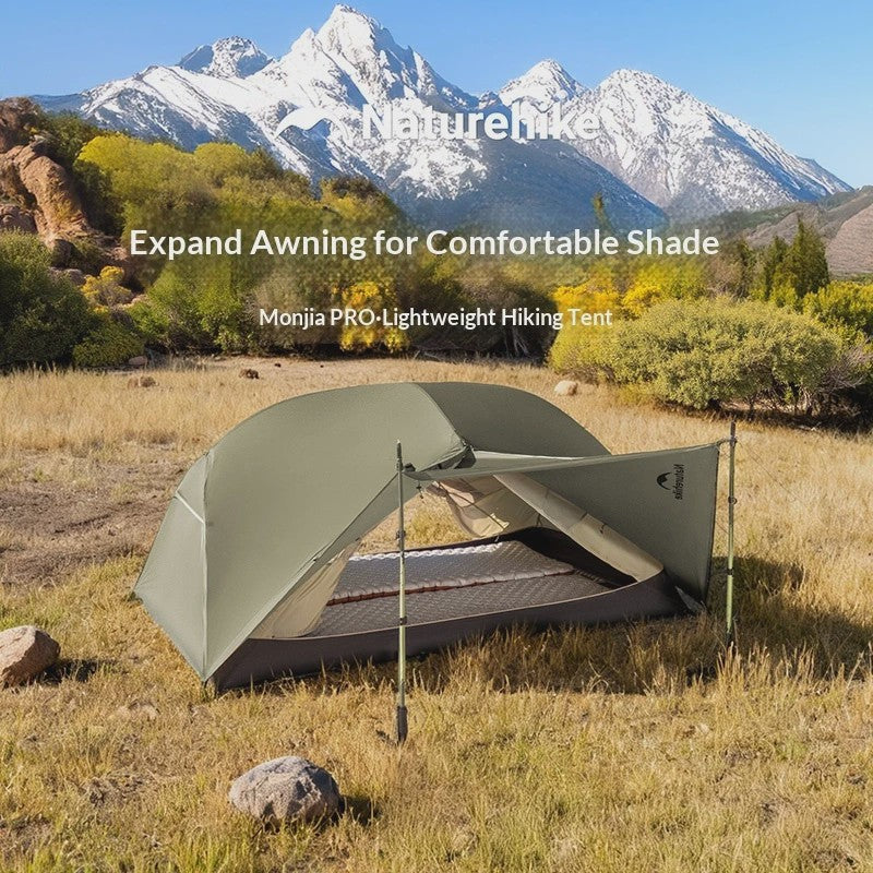 Naturehike Mongar PRO 2-Persoons Tent - Ultralicht & Waterdicht voor Trekking en Backpacking
