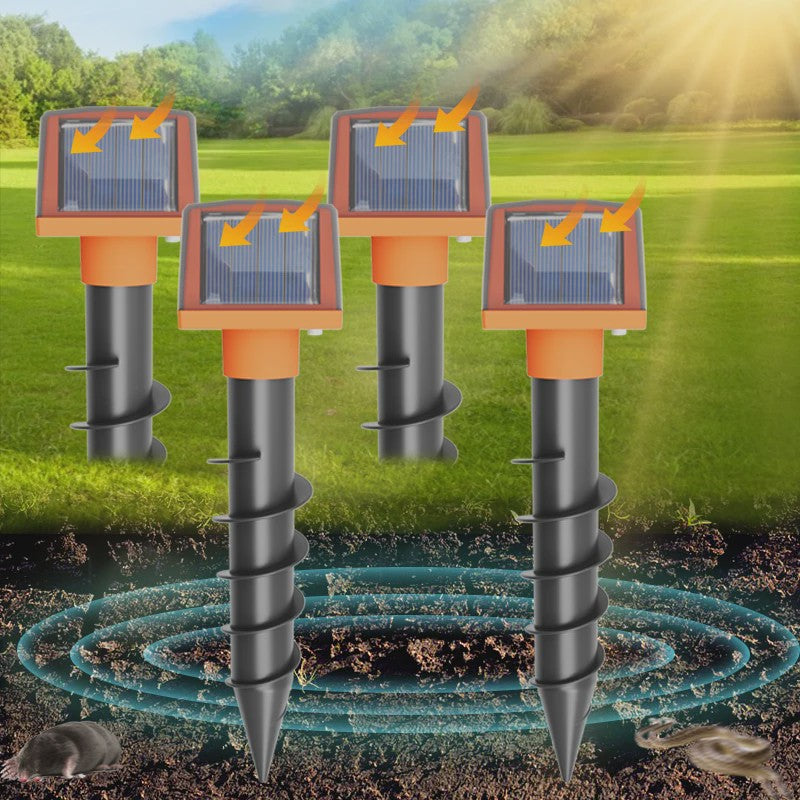 Solar Mollenverjager & Slangenverjager - Geluidsgolf & IP66 Waterdicht