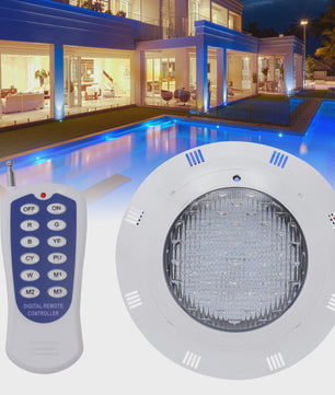 45W RGB LED Zwembadverlichting IP68 Waterdicht met Afstandsbediening - 7 Kleuren