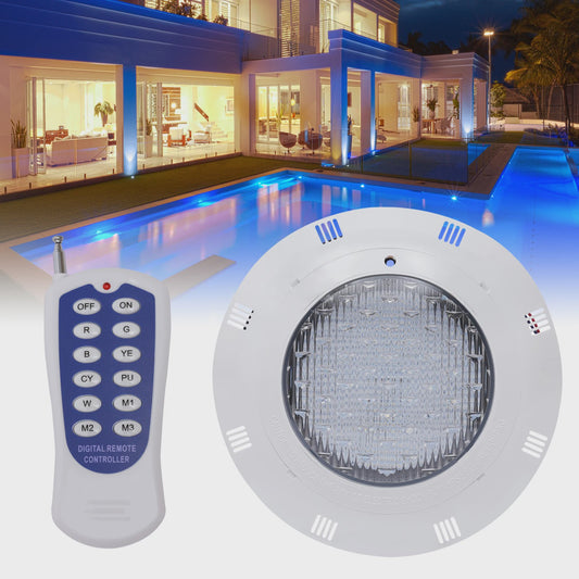 45W RGB LED Zwembadverlichting IP68 Waterdicht met Afstandsbediening - 7 Kleuren