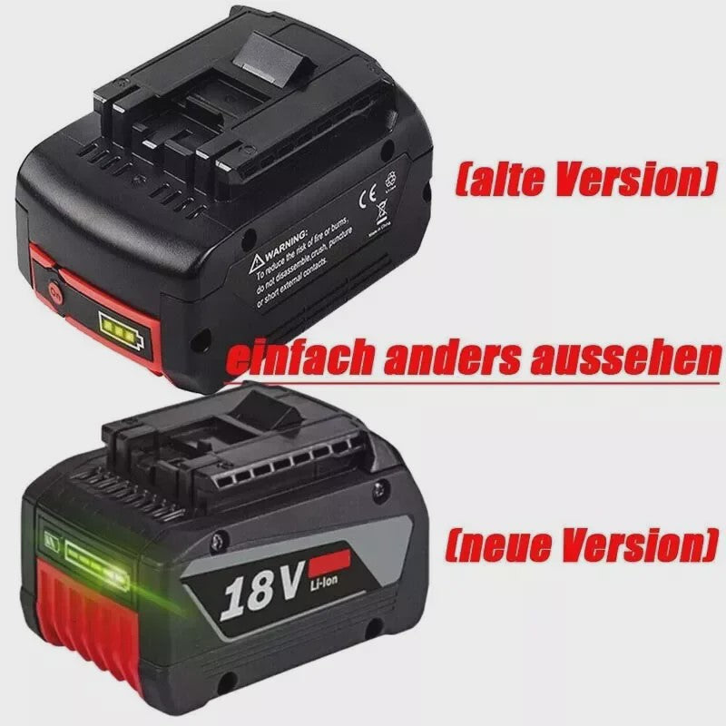 Bosch 18V 8.0Ah Li-ion Accu - Krachtige Vervanging voor GBA, GSR, GSB Power Tools