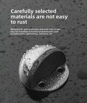 RVS Magneet Deurstops - Stootvrij, Zonder Boren & Stille Buffer