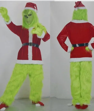 Grinch Kerstkostuum - Compleet Cosplay Outfit voor Feestjes en Cosplay