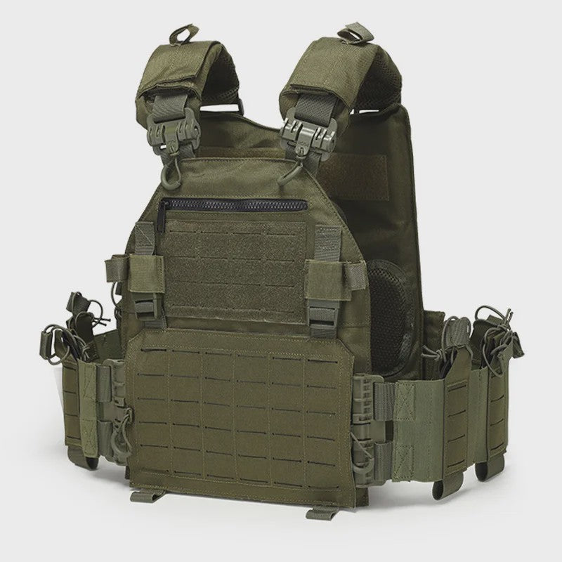 Multifunctioneel Tactisch Vest met Snelsluiting en MOLLE Systeem - Waterdicht & Slijtvast