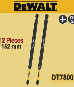 DEWALT PH2 152mm Impact Schroefbit - Hoge Hardheid & Versterkt