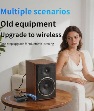 Bluetooth 6.0 Audio Adapter: Ontvanger & Zender met 3.5mm Aux/RCA