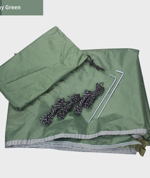 Waterdichte Tarp 340x260cm - UV-bestendig Kampeerzeil & Luifel voor Buiten
