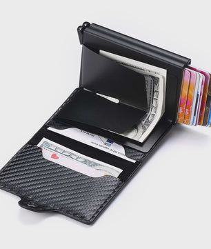 Slimme RFID Card Holder Portemonnee voor Heren - Compact & Veilig