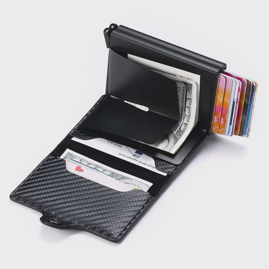 Slimme RFID Card Holder Portemonnee voor Heren - Compact & Veilig