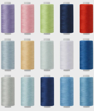 10 Rollen Polyester Naaigaren 402 - 400 Yards - Voor Hand & Machine