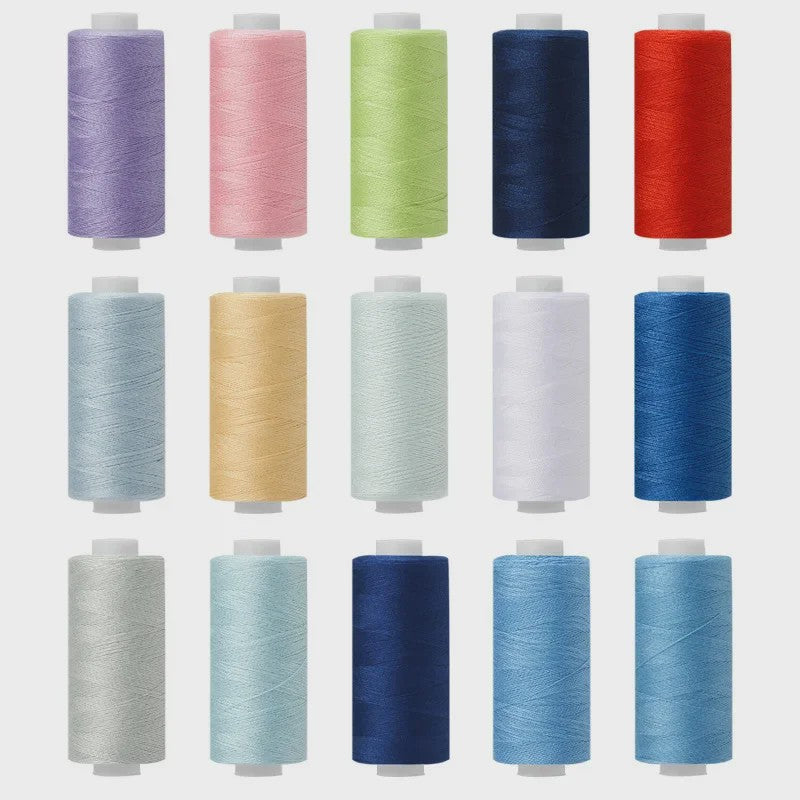 10 Rollen Polyester Naaigaren 402 - 400 Yards - Voor Hand & Machine