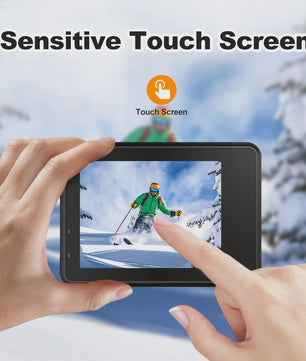 Ourlife 5K Action Camera met 2.0" Touchscreen, WiFi, 170° Groothoek & 30M Waterdicht
