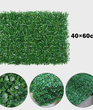 Kunstplant Muur 40x60cm - Realistische Groene Bladpanelen voor Tuin & Decoratie