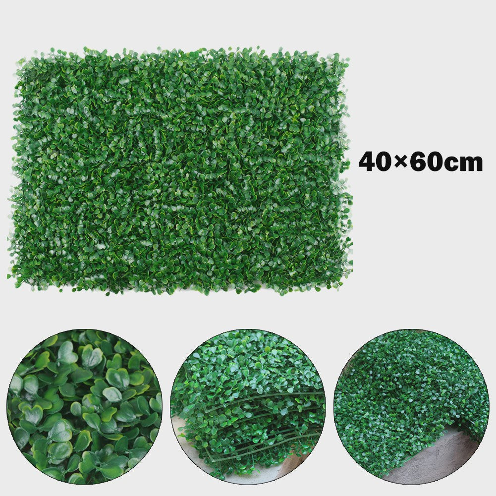 Kunstplant Muur 40x60cm - Realistische Groene Bladpanelen voor Tuin & Decoratie