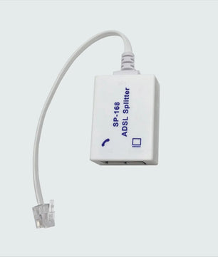 2x DSL ADSL Filter Splitter RJ11 Telefoon Modem Adapter