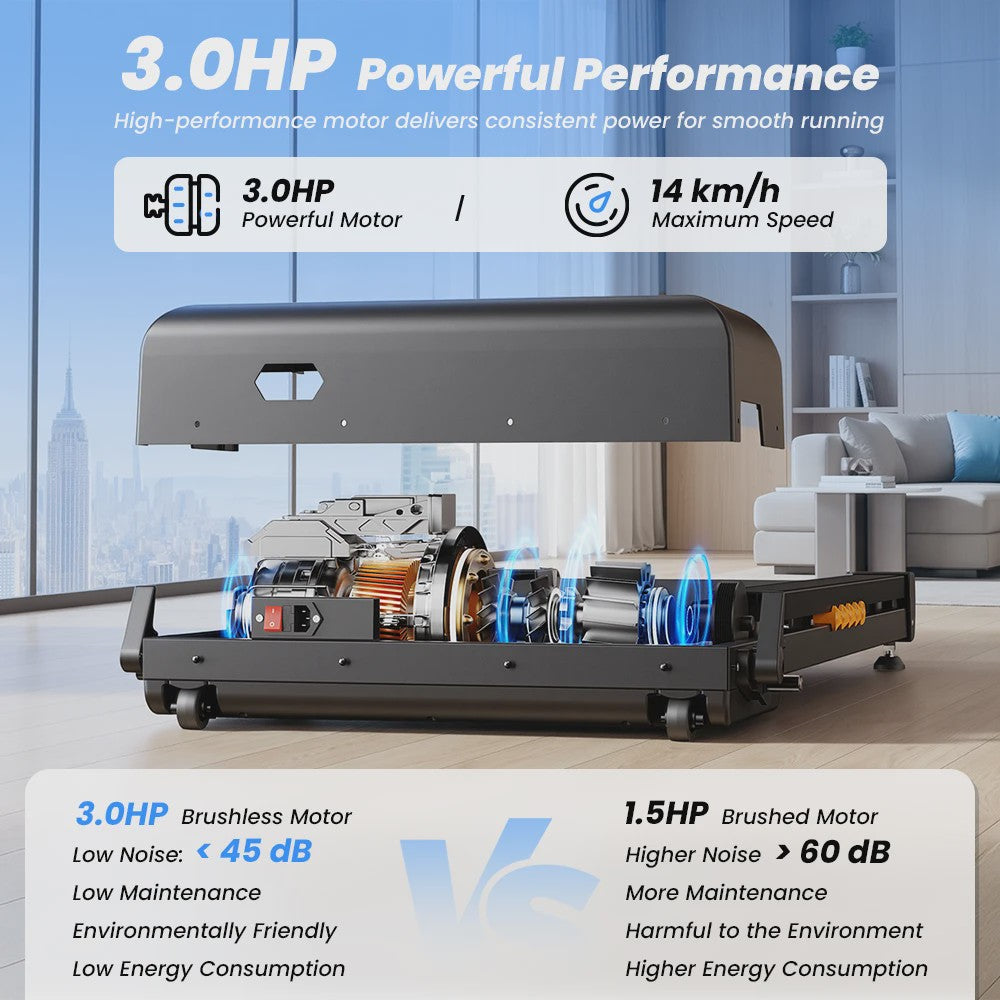 Formill FT60 Loopband met Automatische Incline, Fitshow App & 3.0 PK Motor