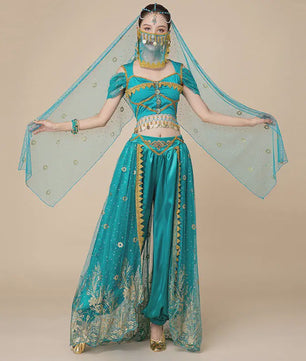 Prachtig Belly Dance Kostuum - Princess Stijl Outfit voor Dames | Dans, Feest & Halloween
