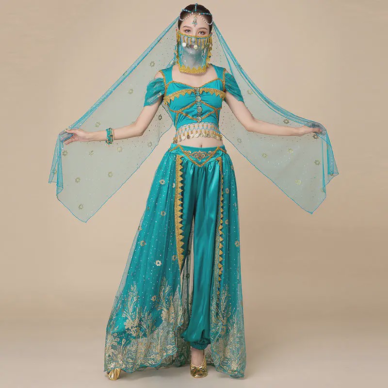 Prachtig Belly Dance Kostuum - Princess Stijl Outfit voor Dames | Dans, Feest & Halloween