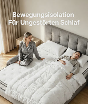 Hybride Pocketvering Matras 140x200cm & 160x200cm - 25cm Dik, Ademend & Comfortabel
