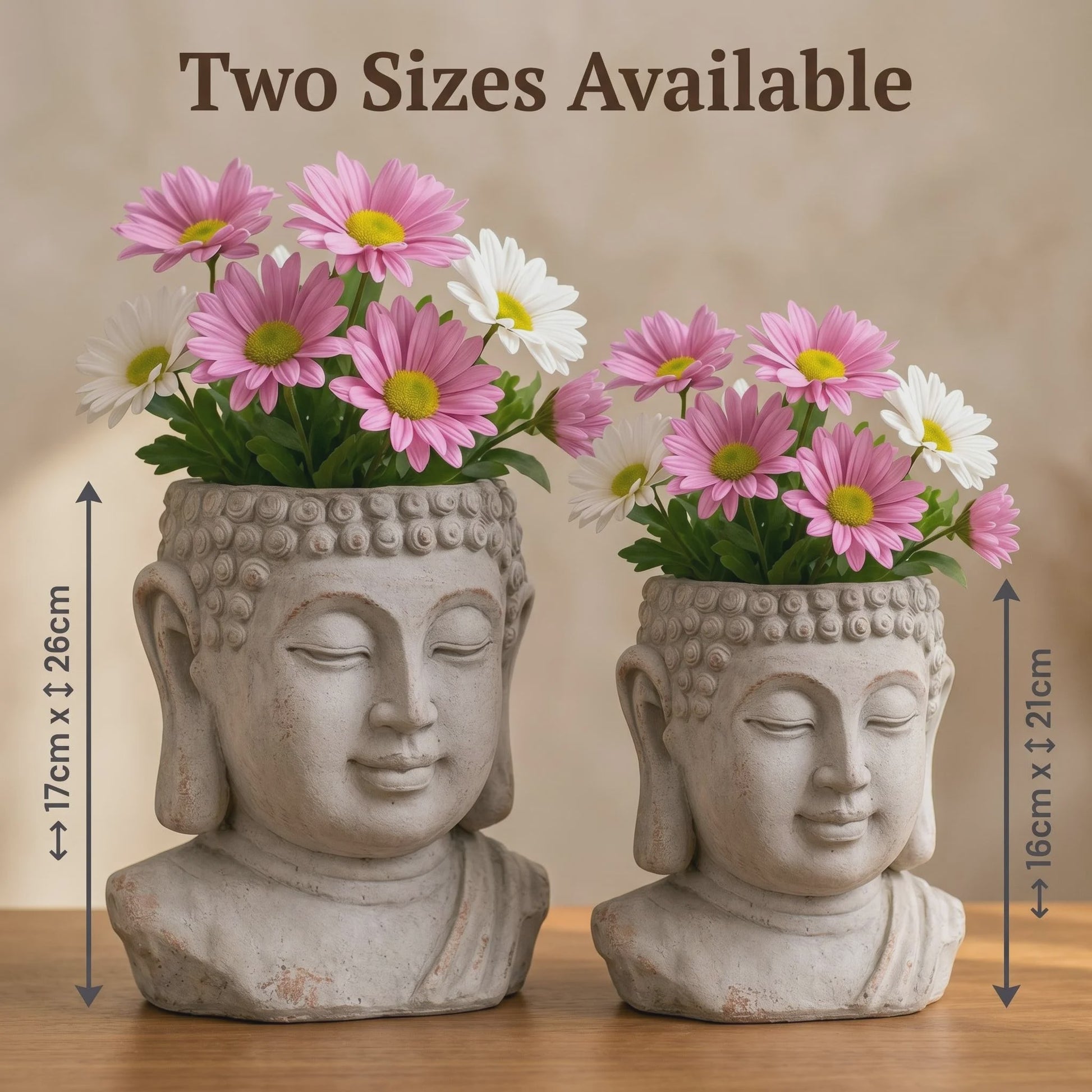 Handgemaakte Zen Boeddha Bloempot - Uniek Cadeau voor Plantenliefhebbers & Tuindecoratie