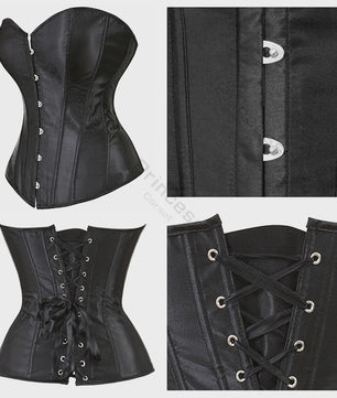 Victoriaans Corset Bustier met Vetersluiting - Plus Size & Vintage Stijl