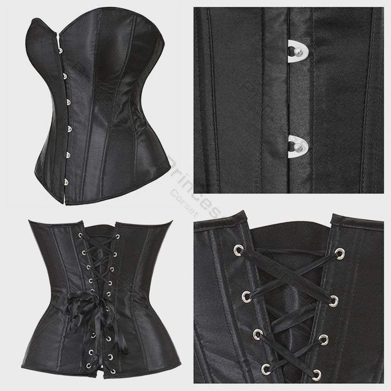 Victoriaans Corset Bustier met Vetersluiting - Plus Size & Vintage Stijl