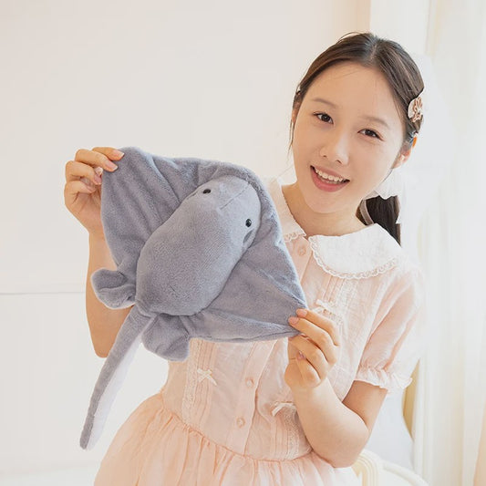 Kawaii Zee-Rog Knuffel - Zacht Pluche Speelgoed (35/42cm) - Perfect Cadeau