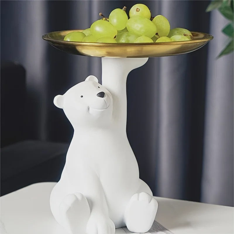 Creatieve Beren Opbergbakje met Plateau - Decoratie & Cadeau