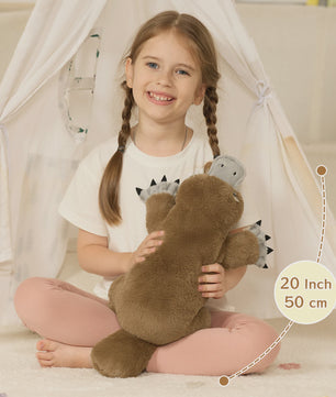 Magnetron Knuffel Vriendje Platvogel XXL - Warmte & Knuffelplezier