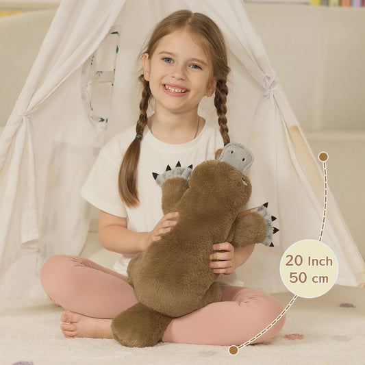 Magnetron Knuffel Vriendje Platvogel XXL - Warmte & Knuffelplezier