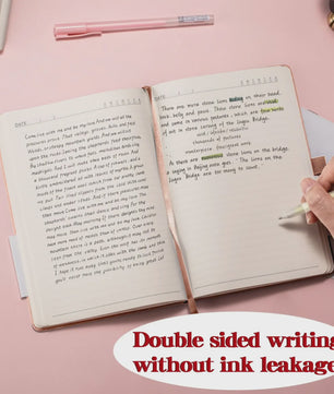 Hardcover A5/A6 Notitieboek met Elastische Band - PU Leer Dagboek
