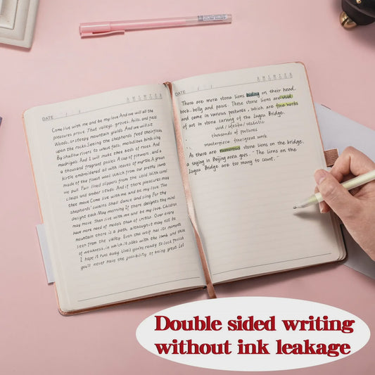 Hardcover A5/A6 Notitieboek met Elastische Band - PU Leer Dagboek