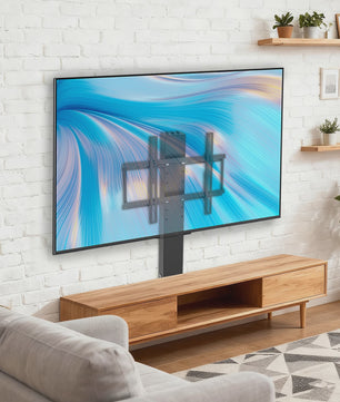 Elektrische TV-standaard Vloer met Afstandsbediening - In Hoogte Verstelbaar voor 26-57 inch TV's