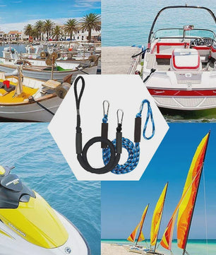 Bungee Docklijn voor Boten, Jetski's en Waterscooters - Schokabsorberend en Duurzaam