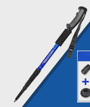2x Lichtgewicht Aluminium Trekkingstokken - Verstelbaar & Opvouwbaar - Ideaal voor Wandelen & Outdoor