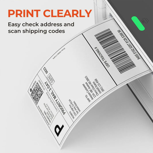 Verzendlabels 10x15cm (4"x6") - Zelfklevend Thermisch Papier voor Labelprinters